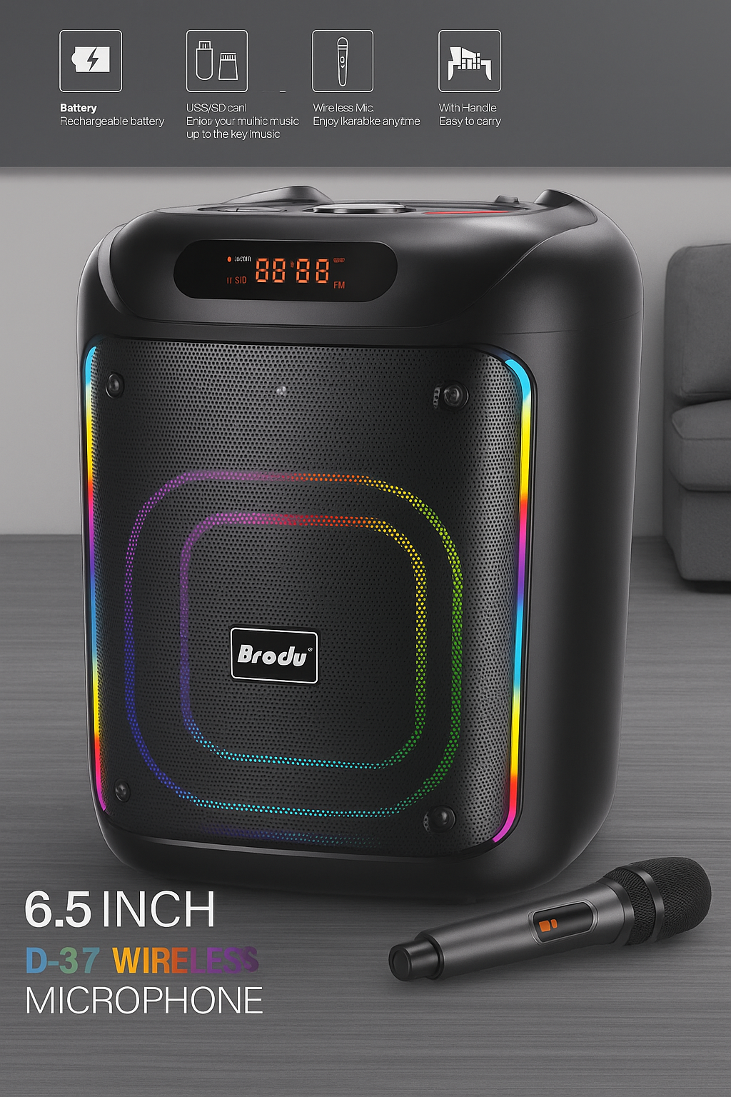 Bafle Brodu iKaraoke Box 6.5 BTS-2287