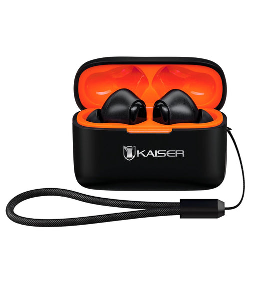 (CRÉDITO) Audífonos Kaiser IN EAR con sujetador de muñeca